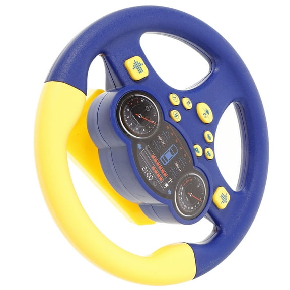 LOLIPPYY Vehicle Steering Wheel Toy for Toddlers, Multi-Color Plastic, Cognitive Development Educational Toy, 1 Piece