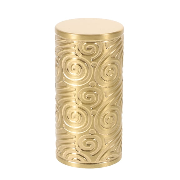 LOLIPPYY Versatile Brass Railing End Covers with Artistic Detailing for Bed Posts Staircase and Balcony Decoration