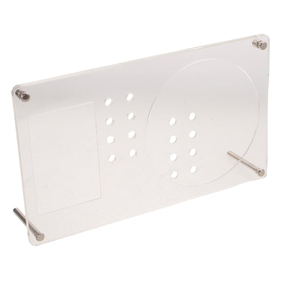 LOLIPPYY Versatile Clear Acrylic Cd Frame Display Stand for Music Album and Photo Cards