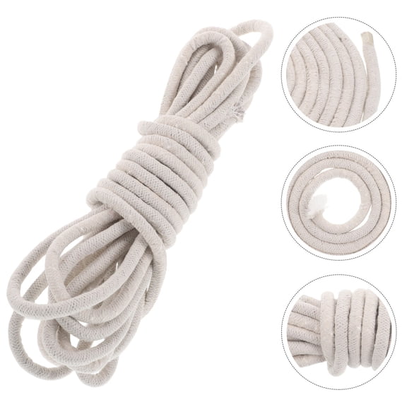 LOLIPPYY Soft White Cotton Macrame Rope for Hanging Tapestry, Crafting, and Projects Versatile Cotton Twine