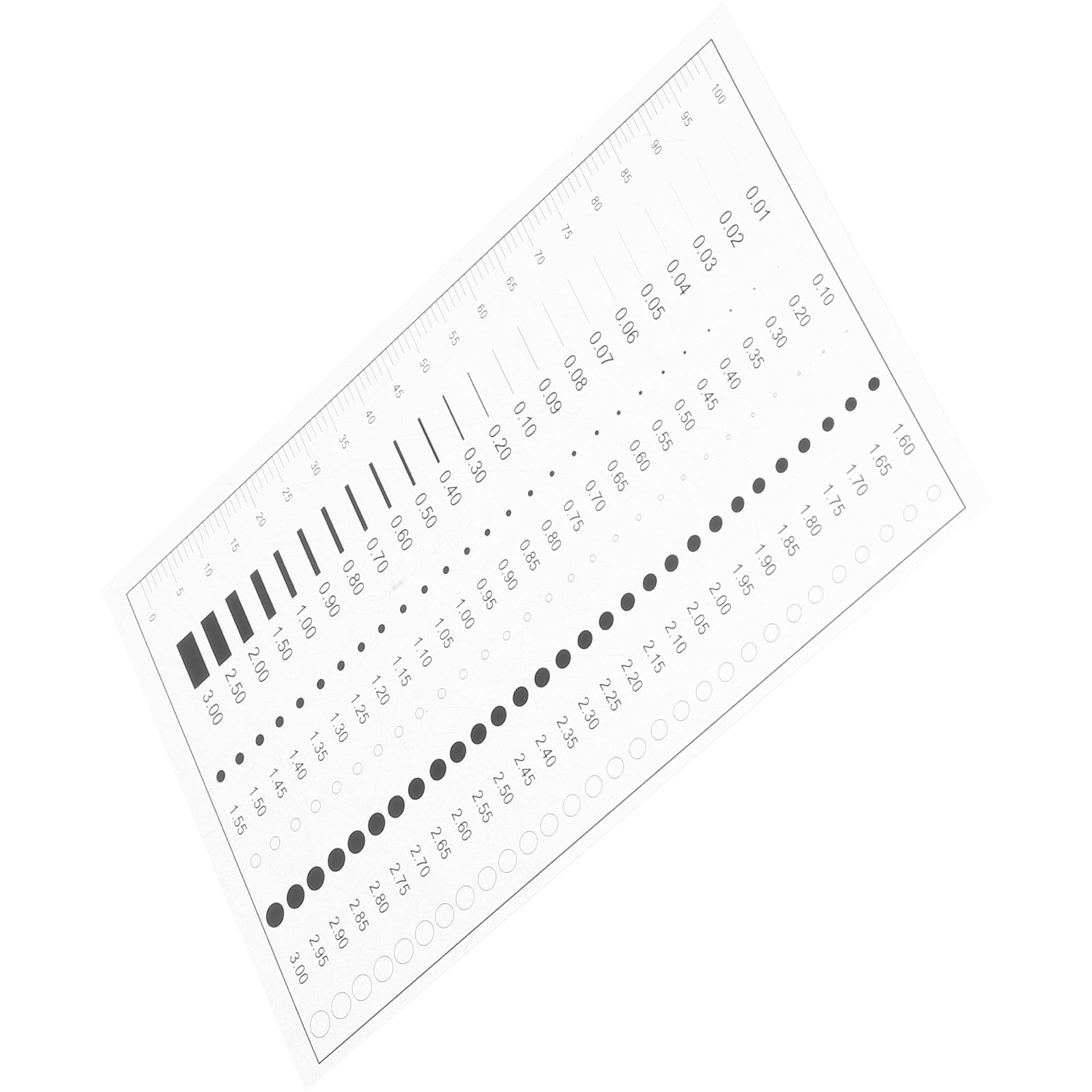 LOLIPPYY Versatile Defect Measuring Ruler with Pocket Design for ...