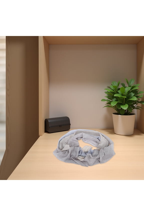 Versatile Mens Scarf Cotton Shawl Wrap Multicolored Elegant Color Blocking for Outdoor Use