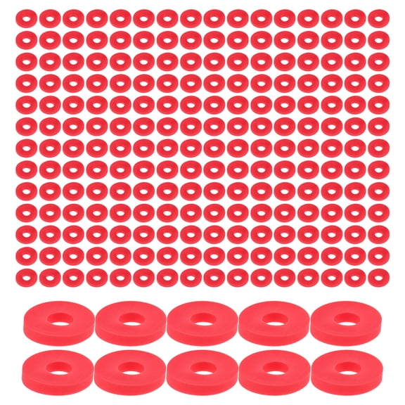LOLIPPYY Red Clay Bead Charms for Bracelet and Necklace Making, Versatile Craft Supplies for Jewelry Design
