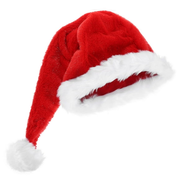 LOLIPPYY Versatile Red Santa Hat Christmas Headpiece for Office and Family Holiday Events