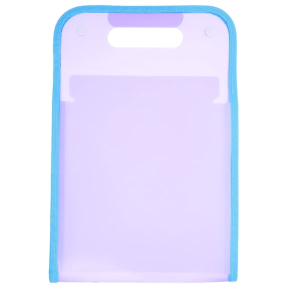 LOLIPPYY Vertical Accordion File Folder for Document Organization, White PP Material, Home Use, 1 Set