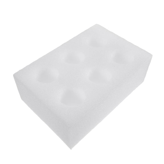 LOLIPPYY Shockproof White Bulb Organizer Tray with Resistant Design for Secure Storage