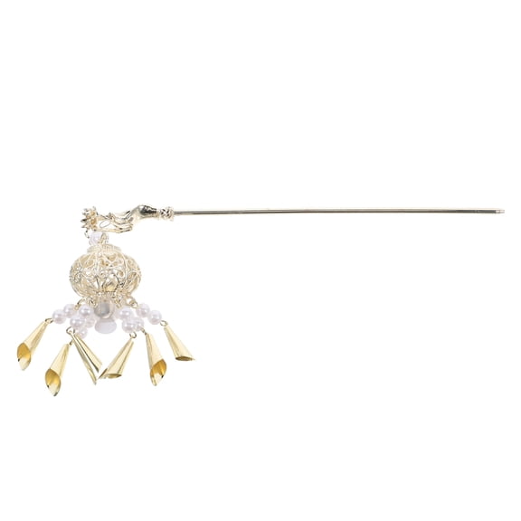 LOLIPPYY Vintage Chinese Metal Hair Chopsticks for Women, 1 Piece Hair Bun Styling Accessory