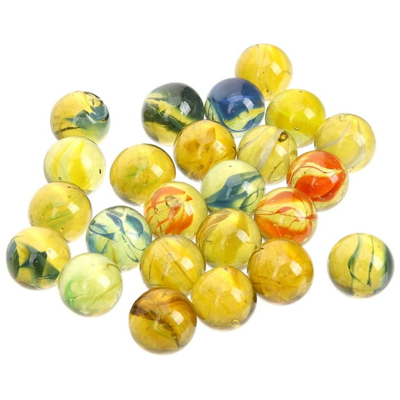 LOLIPPYY Vintage Glass Marbles in Mixed Colors, Replacement Beads for Games, Home Decor, Crafting, and Collectible Use