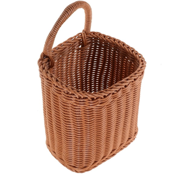 LOLIPPYY Vintage Square Hanging Basket for Kitchen Wall Organizer 1Pcs