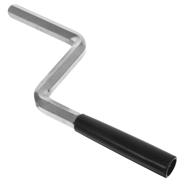 LOLIPPYY Vintage Style Stainless Steel Crank Handle Replacement for Screen Doors Featuring Comfortable Grip