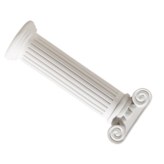 LOLIPPYY Vintage Style White Roman Pillar Flower Planter for Wedding Floral Arrangements