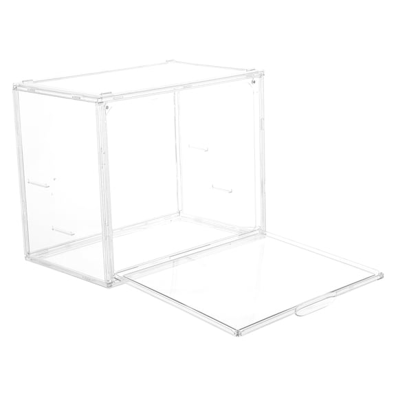 LOLIPPYY Clear Vinyl Record Display Rack and Storage Organizer for Vinyl Albums and CDs, Holder for Home Use