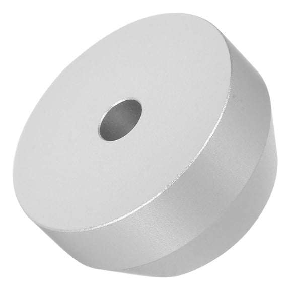 LOLIPPYY Vinyl Record Weight Stabilizer in Plated Aluminum for Secure Fit and Noise Reduction