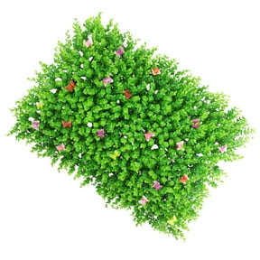 LOLIPPYY Artificial Turf Wall Background Decor Green Plastic for Office Decor 1 Set