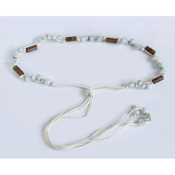 LOLIPPYY Waist Belt: Women'S Boho Waist Belt With Beads Hand-Woven Braided Design - Ethnic Style Chain For Casual Party And Holiday Looks