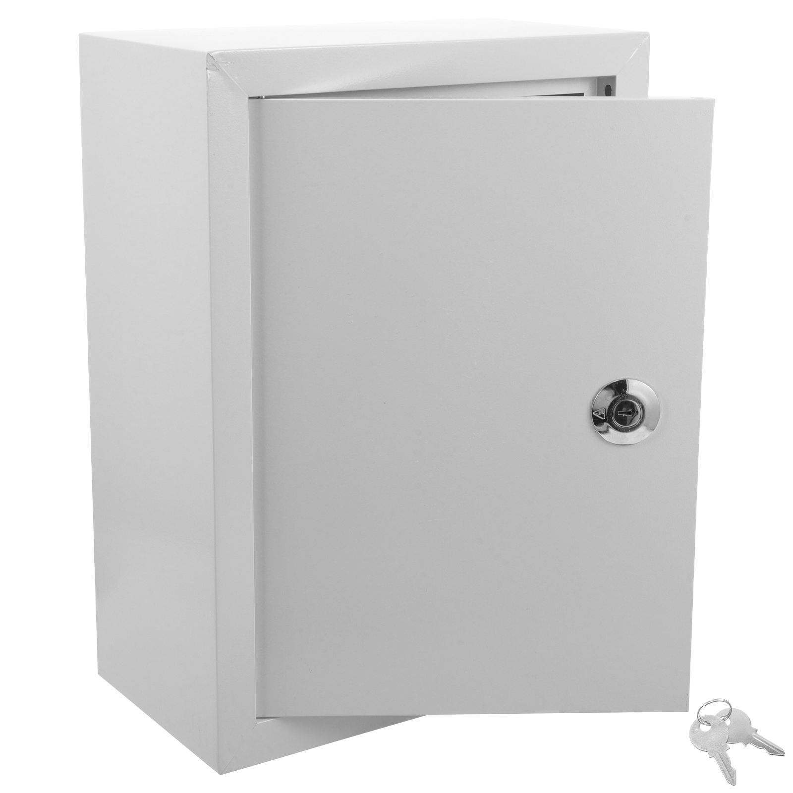 LOLIPPYY Weatherproof Outdoor Aluminum Breaker Box Electrical Enclosure with Splashproof Wall Mount Protective Design