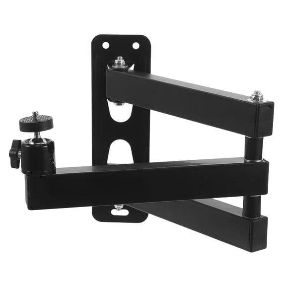 LOLIPPYY Wall Mounted Black Projector Mount Bracket with Easy No Tool Installation for Conference Room