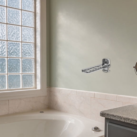 LOLIPPYY Wall Mounted Foldable Clothes Drying Rack Grey No Drilling Laundry Hanger Dryer Rack