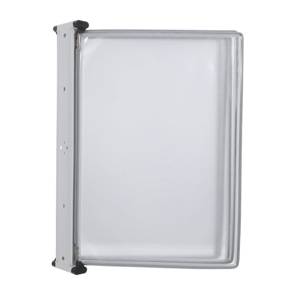 LOLIPPYY Wall Mounted Grey Document Display Rack for Efficient Office File Management