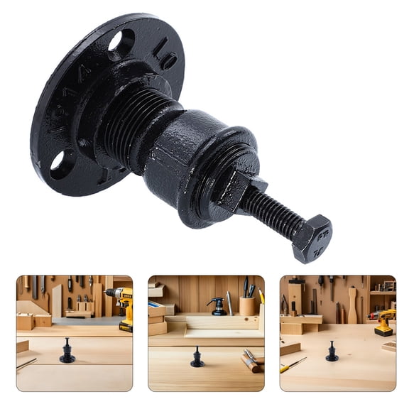 LOLIPPYY Wall Mounted Metal Handrail Support Bracket Easy Assembly Stylish Banister Rail Holder
