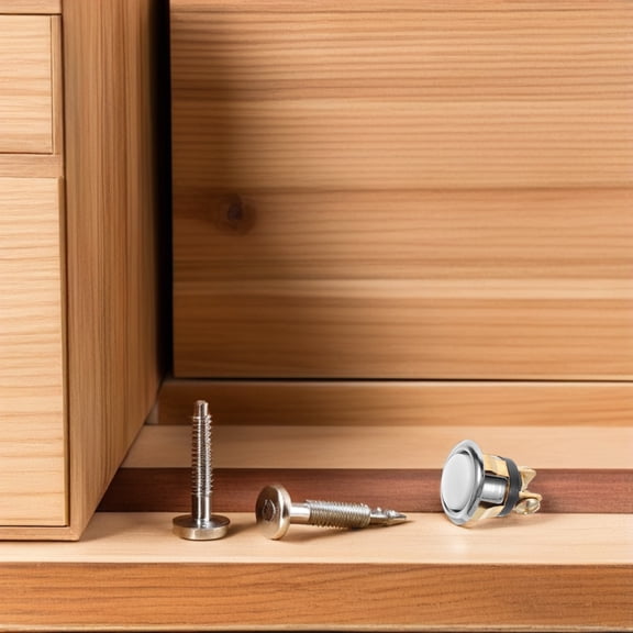 LOLIPPYY Wall Mounted Round Wired Doorbell Button Plated Silver Metal for Reliable Home Entry Use