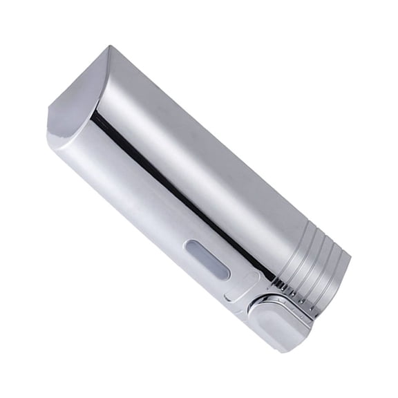 LOLIPPYY Wall Mounted Soap Dispenser Silver PS ABS Liquid Soap Dispensing School Use 1Set