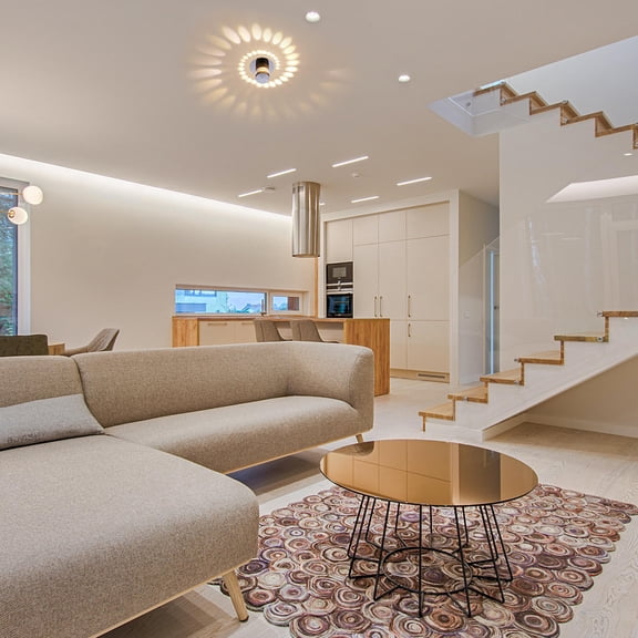 LOLIPPYY Wall Uplighters for Living Room - Spiral LED Wall Light Aluminium Modern Illumination 1Set