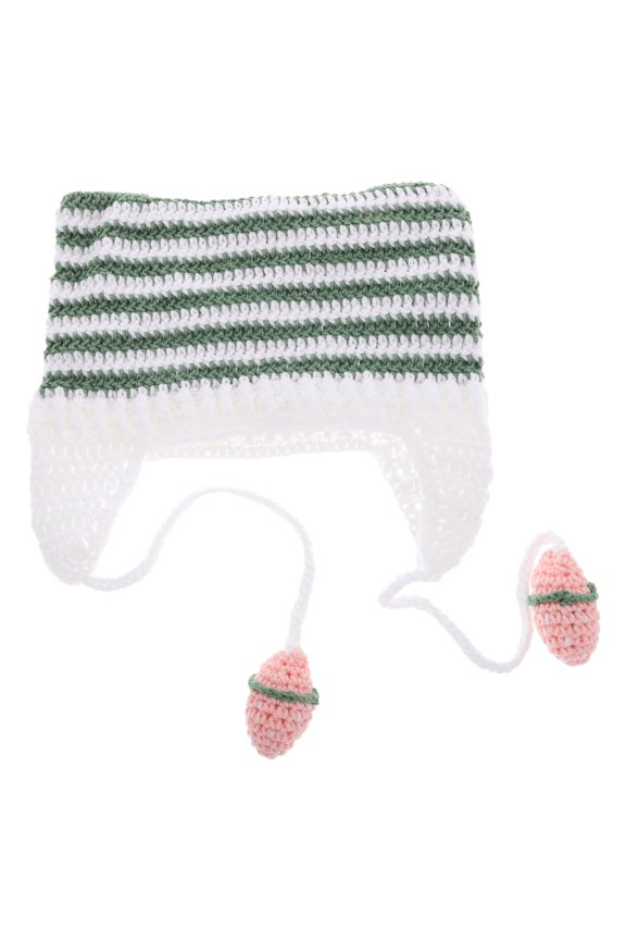 Warm and Cold-Proof Hat Women Knit Caps Round Top Design for Outdoor Activities 1 Pcs