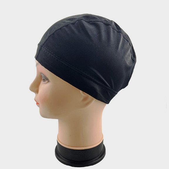 LOLIPPYY Washable Black Wig Cap for Performance Adjustable Breathable Hair Net Accessory