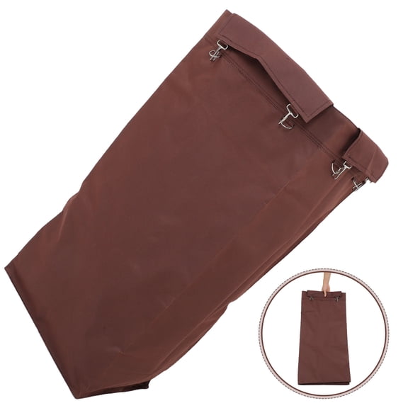 LOLIPPYY Washable Canvas Cleaning Bag for Office Janitorial Carts High Capacity Design for Efficient Cleaning
