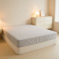 thumbnail image 1 of LOLIPPYY Grey Washable Mattress Protector Cover, Noiseless Full Fitted Design for Bed and Comfort, 1 of 8