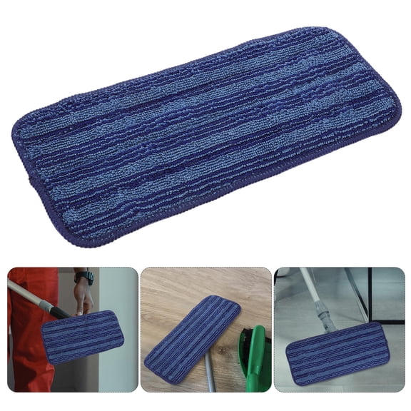 LOLIPPYY Washable Sweeper Mop Pads Blue for Wet Cleaning and Dry Floor Care on