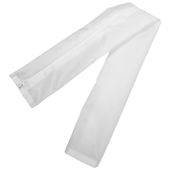 LOLIPPYY Washing Machine Hose Guard White Protective Sleeve with Zipper for Appliance Pipes