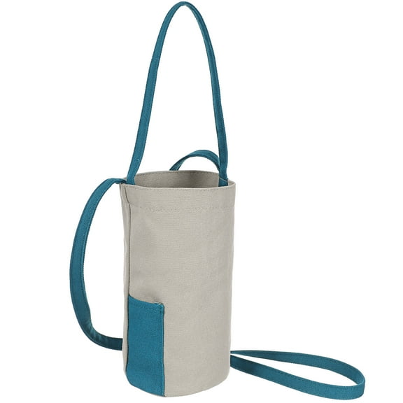LOLIPPYY Portable Water Bottle Sling Bag Canvas Carrying Holder for Bottles Multi-Use 1 Piece
