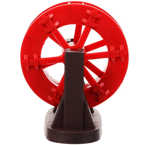 LOLIPPYY Waterfall Fountain Accessory Based Water Wheel Fountain Scene Layout Decor