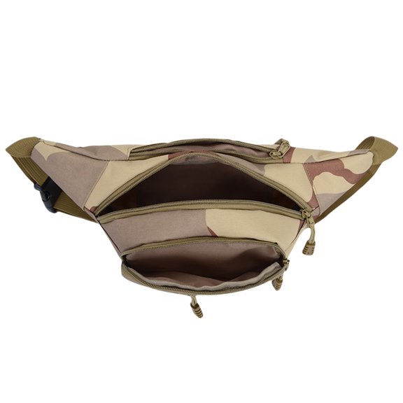 LOLIPPYY Waterproof Nylon Waist Bag for Outdoor Sports with Headphone Hole Multifunctional Fanny Pack in Assorted Colors 8.7"x4.3"x2.4"