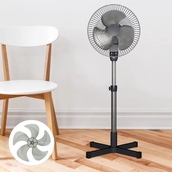 LOLIPPYY Waterproof Plastic Fan Blades Replacement for Pedestal Table and Ceiling Fans with Smooth Design