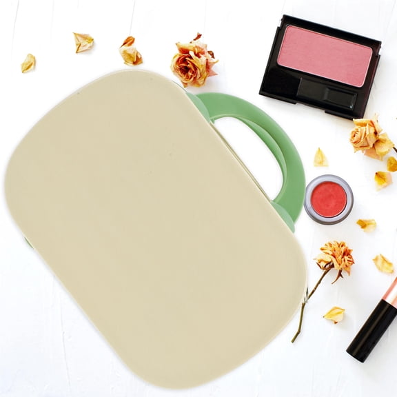 LOLIPPYY Waterproof Portable Cosmetic Case Large Travel Makeup Organizer Bag with Hard Shell