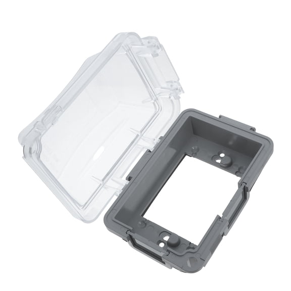 LOLIPPYY Waterproof Transparent Outlet Cover Plate with Dustproof Protection for Home Electronics