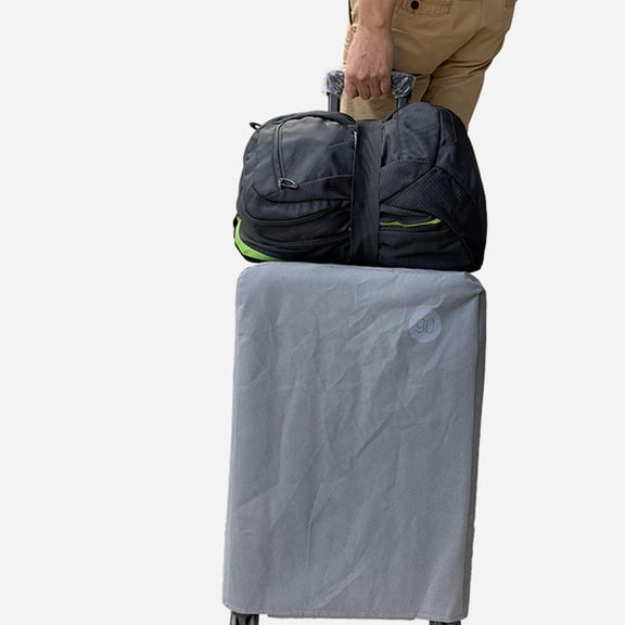 LOLIPPYY Wear-resistant Luggage Hook Strap Travel Luggage Strap Black 1Set