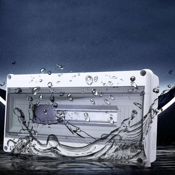 LOLIPPYY Weatherproof Grey Electrical Box with Easy Installation for Outdoor Use