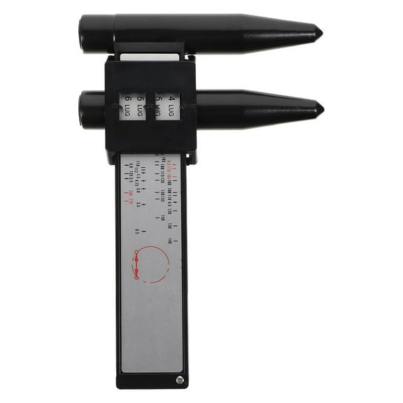 LOLIPPYY Wheel Rim Ruler Lightweight ABS Vernier Calipers for Accurate Car Lugs Hub Measurement