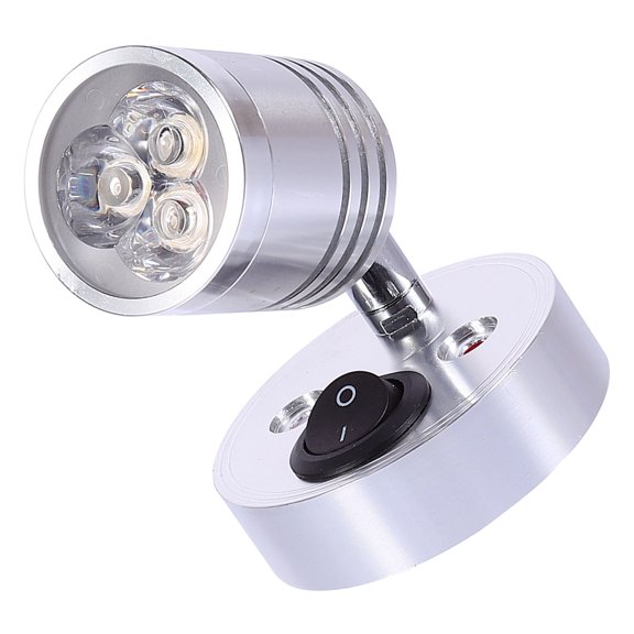 LOLIPPYY White 12V Low Profile Rv LED Reading Lamp with Adjustable Gimbal and Aluminum Design