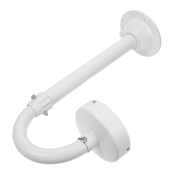 LOLIPPYY White Aluminum Dome Camera Mounting Bracket with 360 Degree Rotation and Adjustable Support