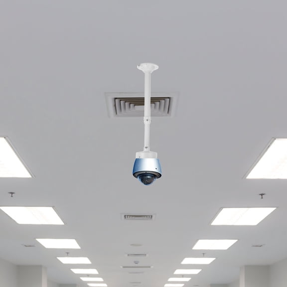 LOLIPPYY White Aluminum Dome Security Camera Mount Bracket for Home Indoor and Outdoor Installation