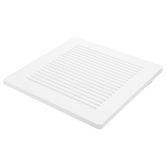 LOLIPPYY White Bathroom Ventilation Fan Cover with Spring Loaded Plastic Grille for Easy Installation