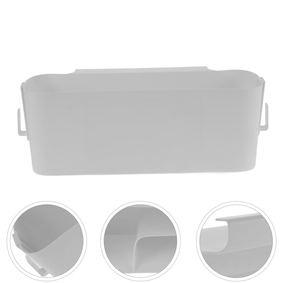 LOLIPPYY Bedside Hanging Storage Box with Hooks for Bedroom and Office Organization