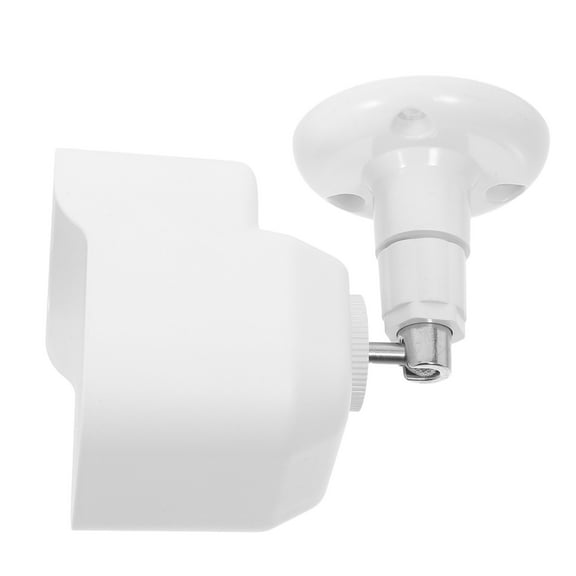 LOLIPPYY White Protective Rain Cover for Outdoor Security Cameras, Weatherproof Plastic Housing with Bracket