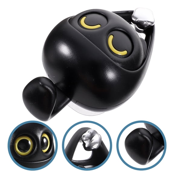 LOLIPPYY White Decorative Owl Pattern Wall Hook Adhesive Key and Coat Hook for Wall Mounted Use