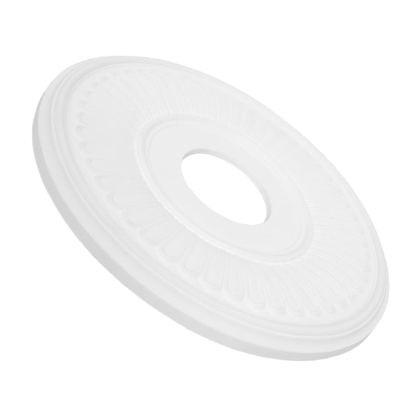 LOLIPPYY White PU Ceiling Plate, Vintage Design, for Home, Universal Fit